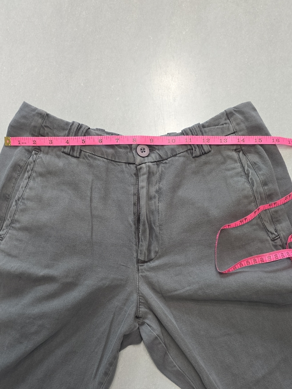 Free People Spotlight Washed Barrel Chino Trousers- NWT- 10- CHARCOAL GREY - Picture 9 of 13